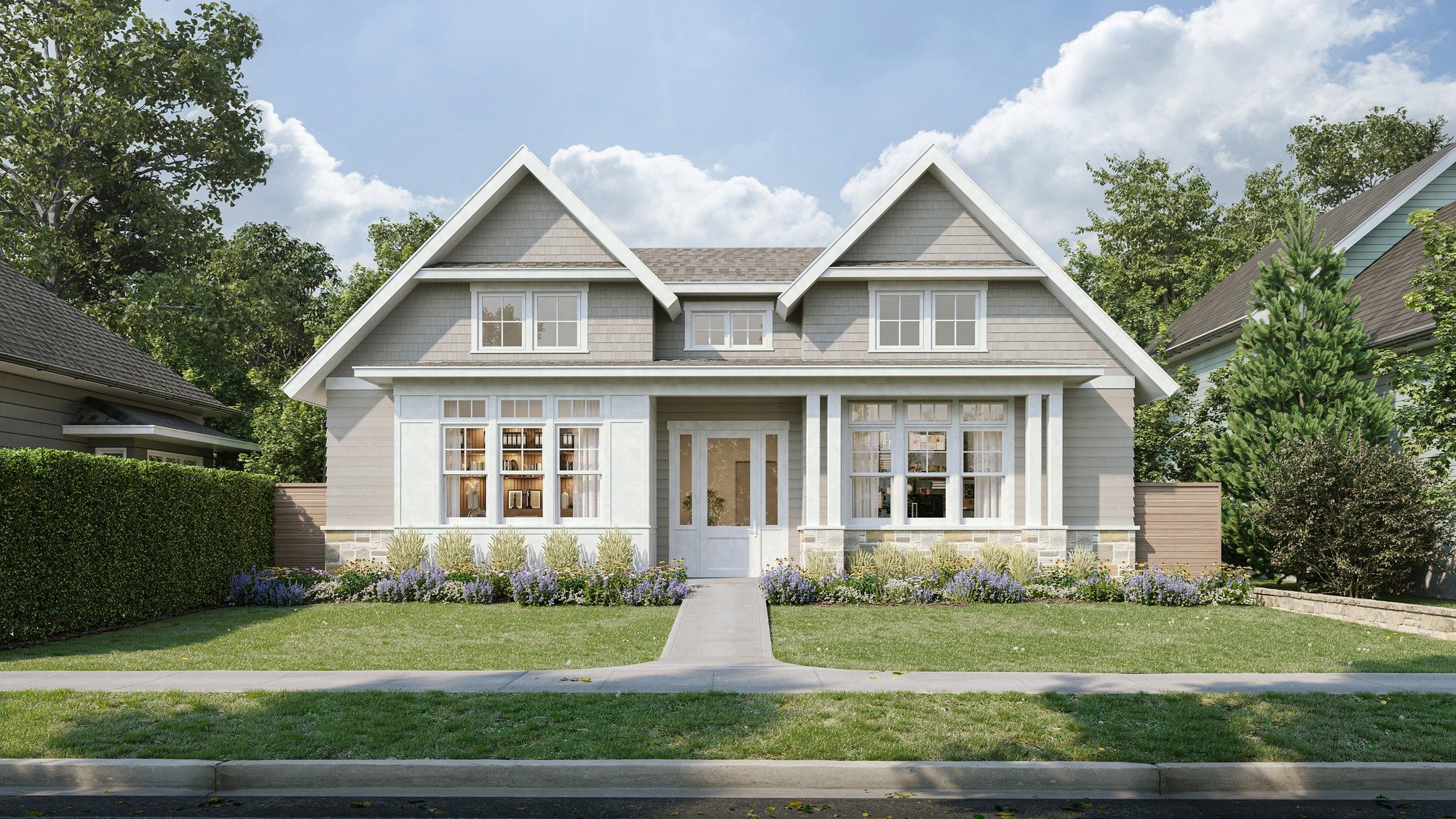 107 East Simpson Offices in Old Town Lafayette, Colorado, designed by Intentional Architecture as a residentially scaled commercial infill building.