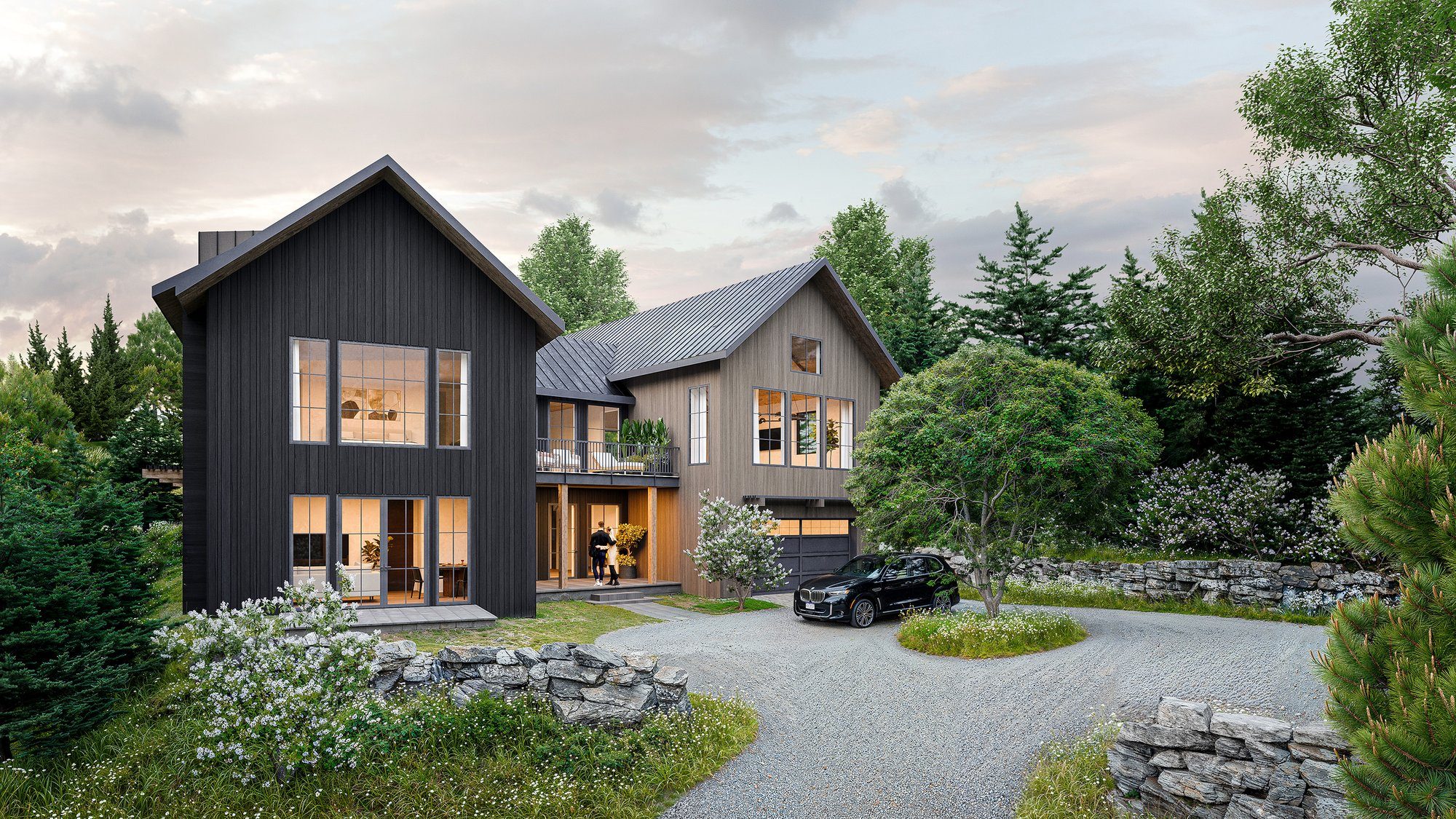 Custom home architect Boulder County Colorado — Hillside House by Intentional Architecture