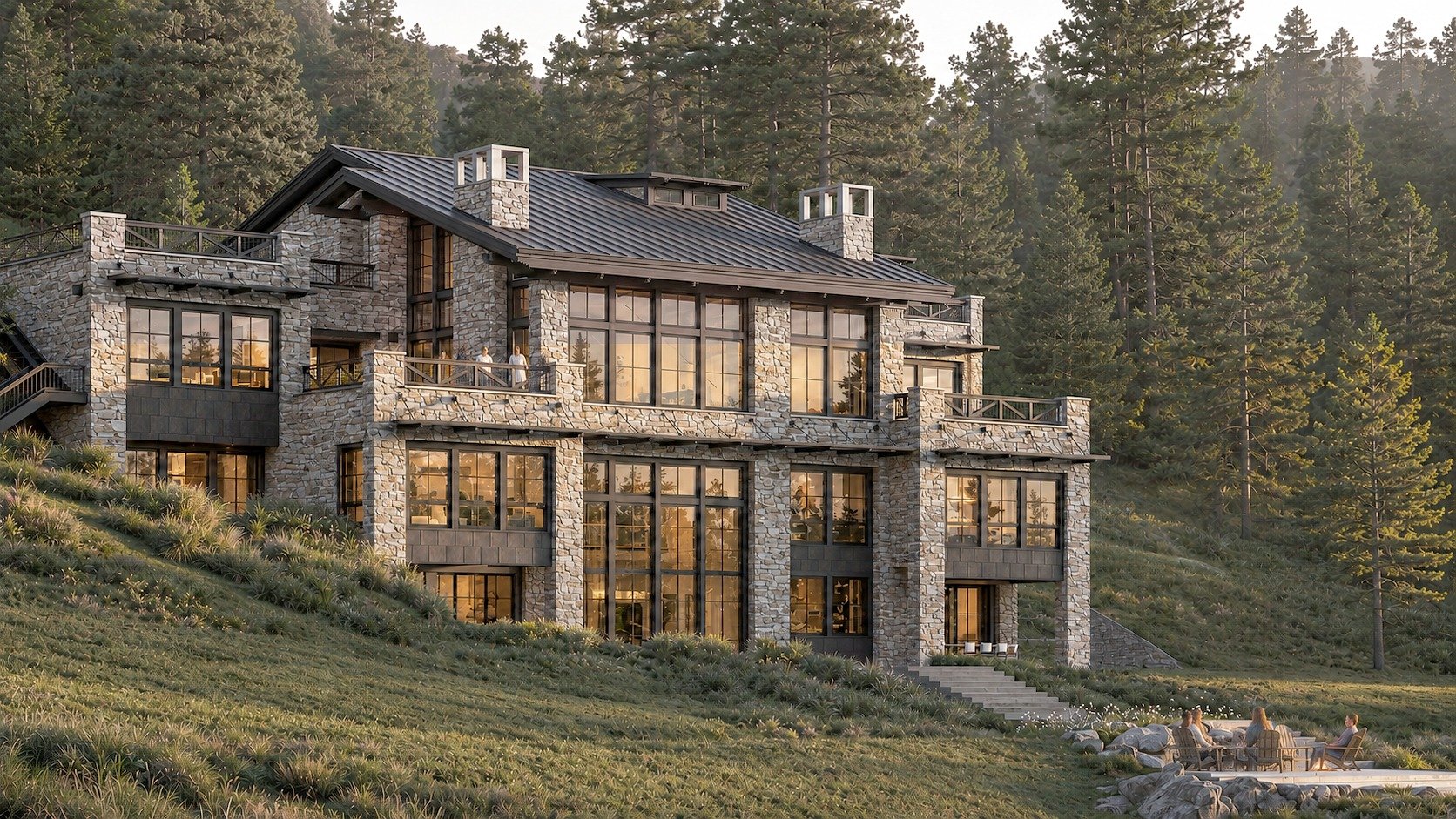 Residence of the Pines — custom home, unincorporated Boulder County, Colorado